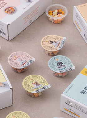 现货~ C30[HaBe]WAGZAK每日一杯混合鱼肉蔬菜冻干 韩国代购