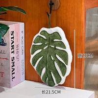 Creative hanging cute leaf hand towels, thickened water absorption, high appearance level, kitchen and bathroom handkerchiefs and hand towels thumbnail 8