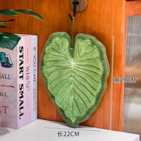 Creative hanging cute leaf hand towels, thickened water absorption, high appearance level, kitchen and bathroom handkerchiefs and hand towels thumbnail 5