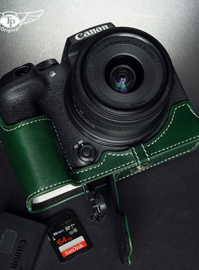 TP原创 牛皮Canon佳能EOS R10相机包 eosr10皮套保护套 真皮手柄