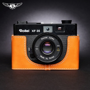 手工牛皮 Rollei禄来XF35真皮套 SL35M保护套 福伦达VF135相机包