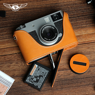 TP原创 真皮富士xhalf相机包x-half保护套皮套手柄 送镜头盖皮贴