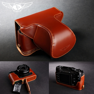台湾TP XE2皮套保护套厚牛皮 Fujifilm富士XE2S真皮相机包XE1