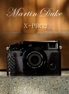 Martin Duke意大利牛皮富士xpro2皮套X-PRO2真皮相机包手柄保护套