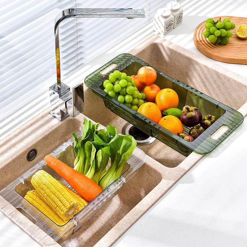 漏水神器厨房可伸缩洗菜盆沥水篮家用水果盘水槽滤水篮洗水果碗碟,餐饮具,洗菜盆/沥水篮/漏水筛,淘宝优惠券,粉丝福利购,淘宝优惠卷