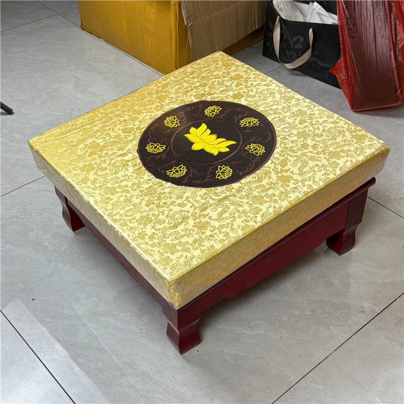 皮革拜垫蒲团禅垫打坐垫拜凳跪凳垫跪垫家用磕头跪拜凳家用磕头凳