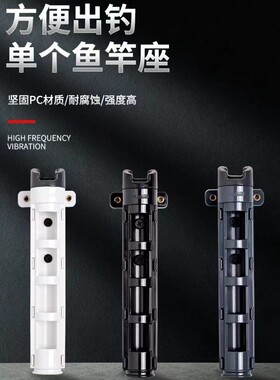 咕咚熊单个三联鱼竿座可车载两用