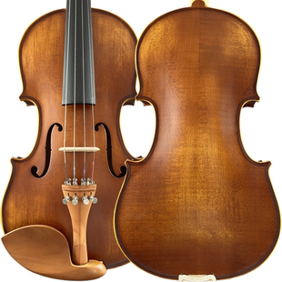 成人初学练习琴 枣木配件搭配4颗微调 艺鸣乐器 全实木带花小提琴