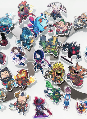 dota2手办刀塔2周边火猫肉山影魔宙斯BKB剑圣跳刀饰品钥匙扣挂件