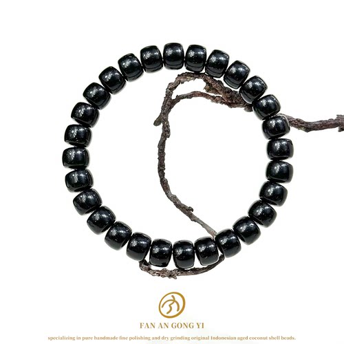 【蒂王I直切I单圈】全手工原生态印尼椰蒂手链手串佛珠男女款