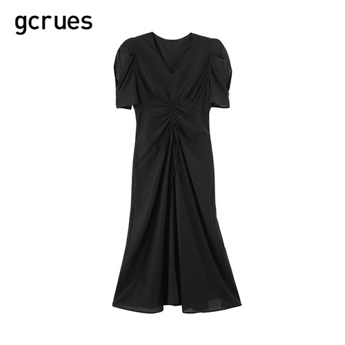 gcrues连衣裙2025新款法式仙女裙设计感夏季休闲裙装G05X08B0452