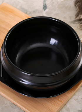 韩国石锅拌饭蒸鸡蛋羹韩式大酱汤参鸡汤专用石锅23456号耐烧石锅