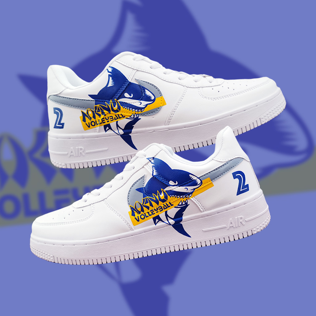 手绘鞋商标logo定制涂鸦彩绘DIY