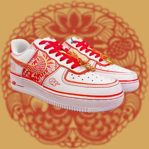 中式龙凤喜庆DIY设计结婚新娘鞋