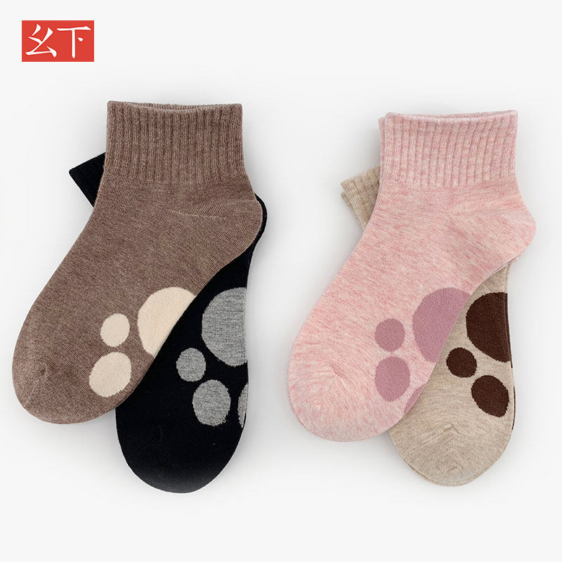 5双袜子女秋冬中筒袜纯棉新款百搭日系可爱少女低帮韩版学院短袜