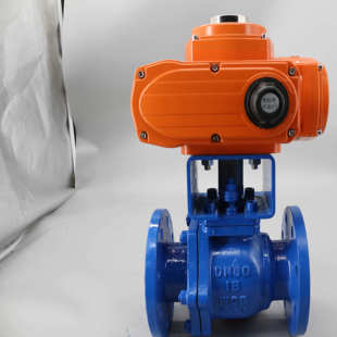 Q941F46防爆电动衬氟法兰球阀不锈钢耐腐蚀盐酸碱反应釜切断阀门