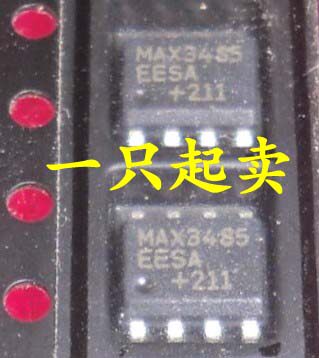 MAX3485EESA MAX3485 SOIC-8(3.9MM) 驱动/接收/收发器 原装全新