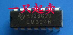 LM324 LM324N 直插件 DIP-14 四路运算放大器IC芯片 原装全新