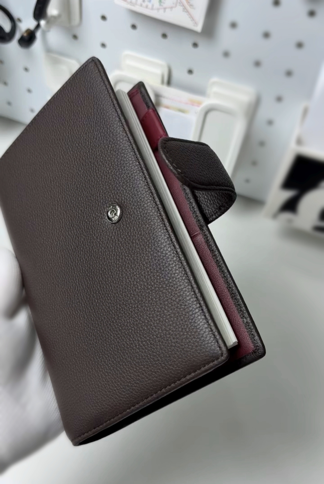橙手帐【酒心巧克力】a6s紧凑型a6牛皮活页手帐本