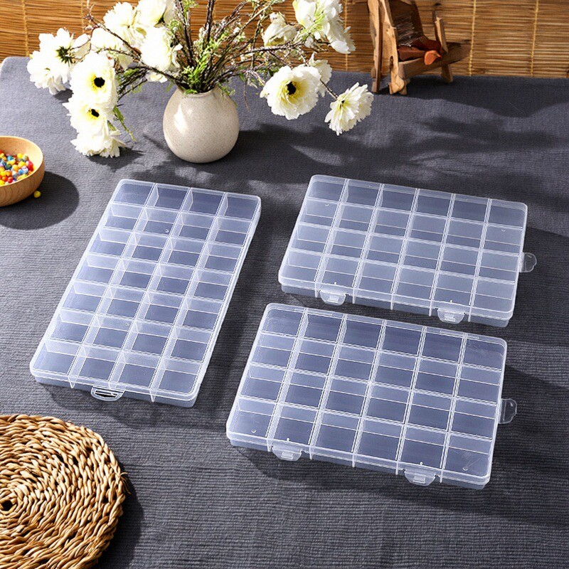 纽扣盒分装盒药盒翻盖电子五金盒