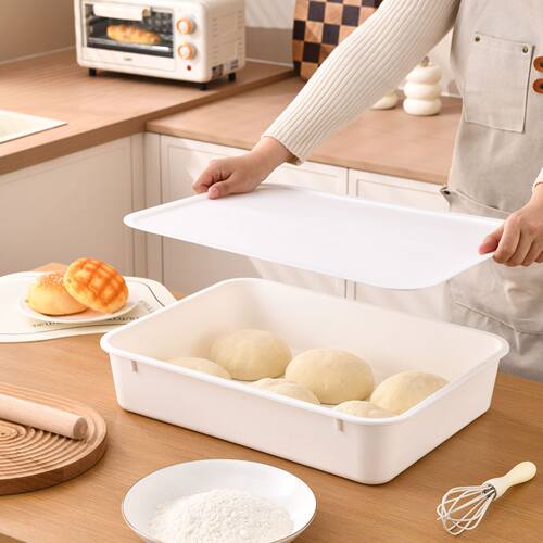 面团披萨发酵盒加大加宽收纳盒烘焙面包吐司发酵盒牛排饺子甜品盒