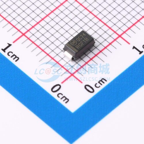 快恢复/高效率二极管 RGF1B DO-214AC onsemi(安森美) 电子元器件