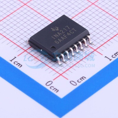 仪表放大器 INA217AIDWT SOIC-16 TI/德州 电子元件配单原装正品