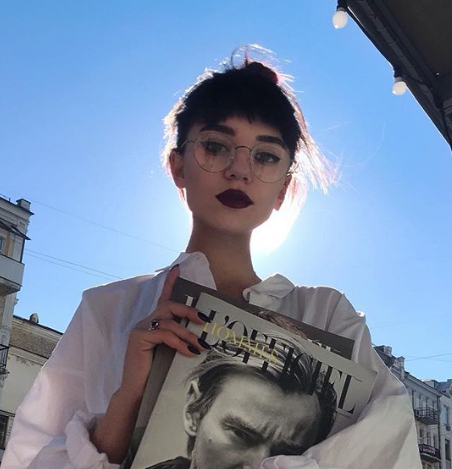 前卫小框修脸眼镜架子袁姗姗同款