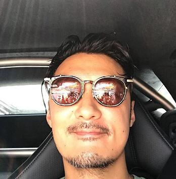 墨镜复古风太阳眼镜余文乐同款