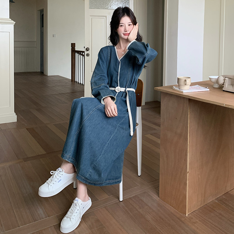 26新春款牛仔连衣裙2B143-25023-P145-K218,女装连衣裙,2B143