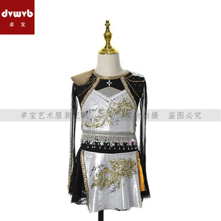 卓宝花样滑冰专业演出服考级服溜冰服舞蹈服考斯滕女款裙A311