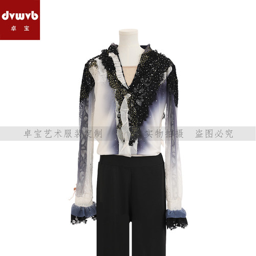 卓宝男款花样滑冰考级服套装