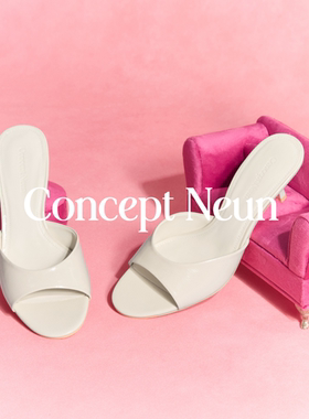 Concept Neun性感可爱圆头小猫跟细跟凉鞋女