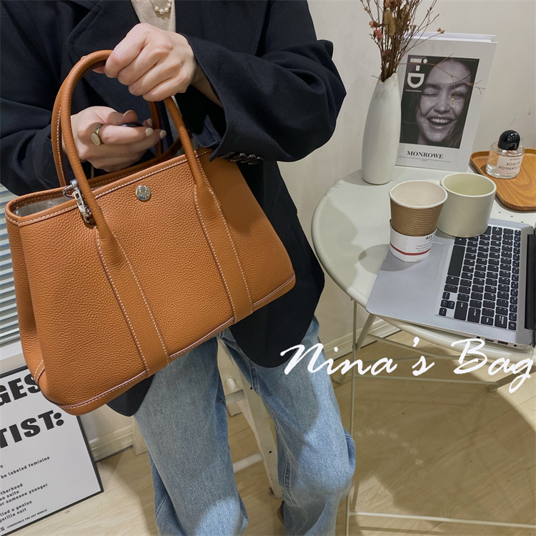 头层牛皮TOGO皮妈咪包花园包托特包女士单肩包斜跨包大旅行登机包