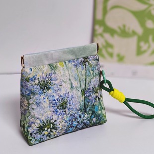 丸制原创手作 捏捏包弹片口金包卫生巾收纳布艺diy材料包