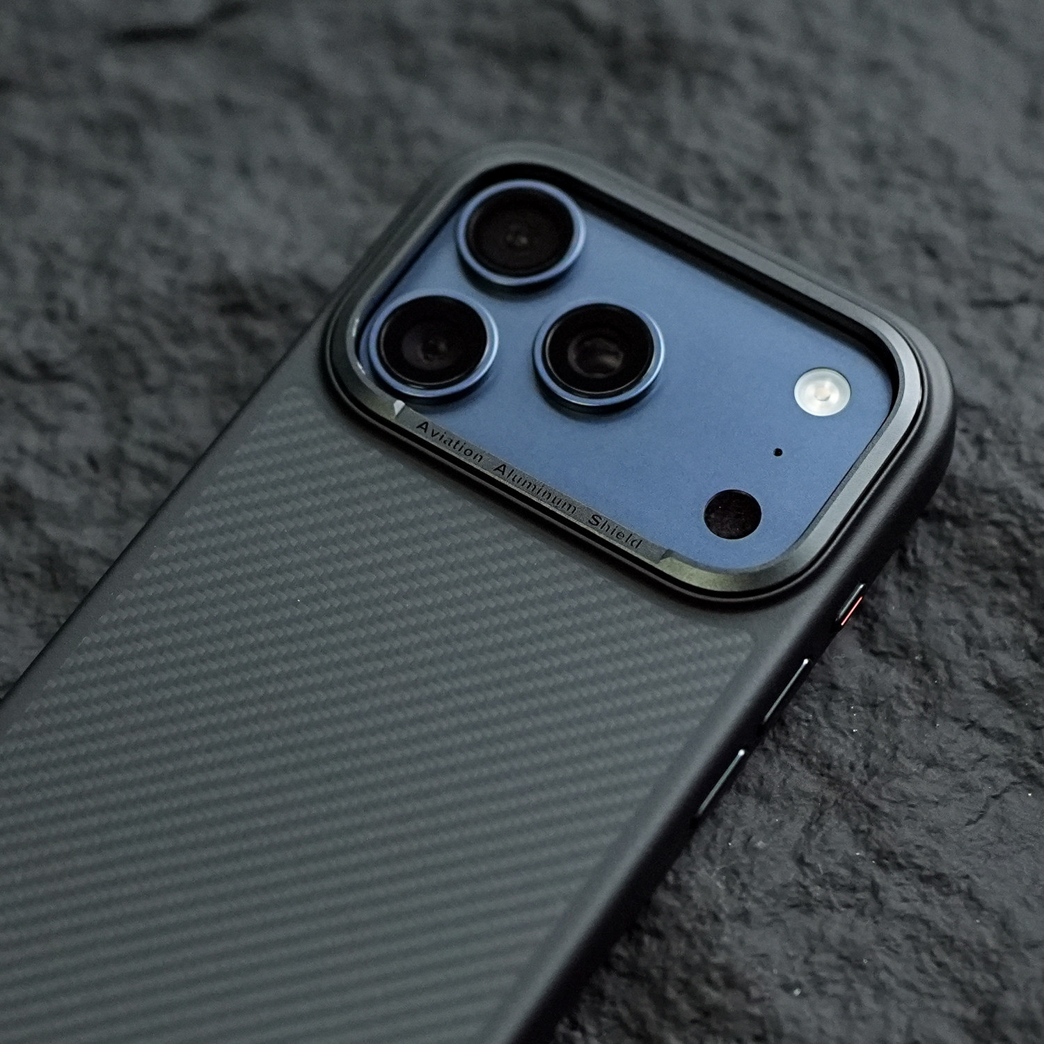 米斯登配置相机按键适用苹果iPhone17ProMax凯夫拉手机壳Air全包软胶边框防摔保护套Magsafe磁吸纹理高档新款