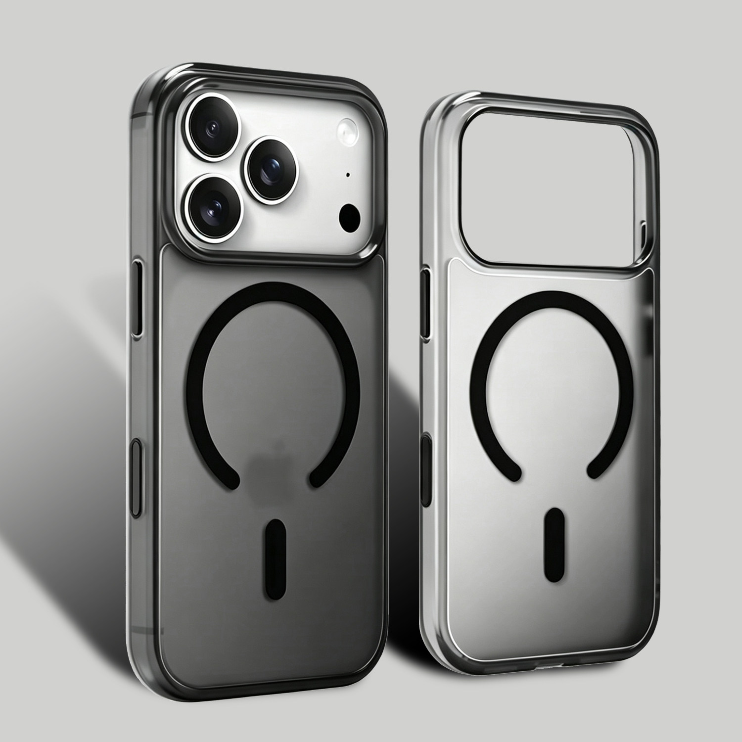 米斯登带相机按键适用苹果iPhone17ProMax手机壳磨砂16全包透明15防摔14p保护套plus电容MagSafe磁吸简约新款