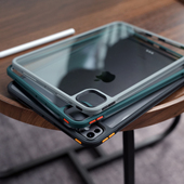 pro平板电脑保护套11英寸13寸全包软边透明撞色单后壳air6 米斯登适用2025款 苹果iPad 7磁吸笔槽简约轻薄防摔