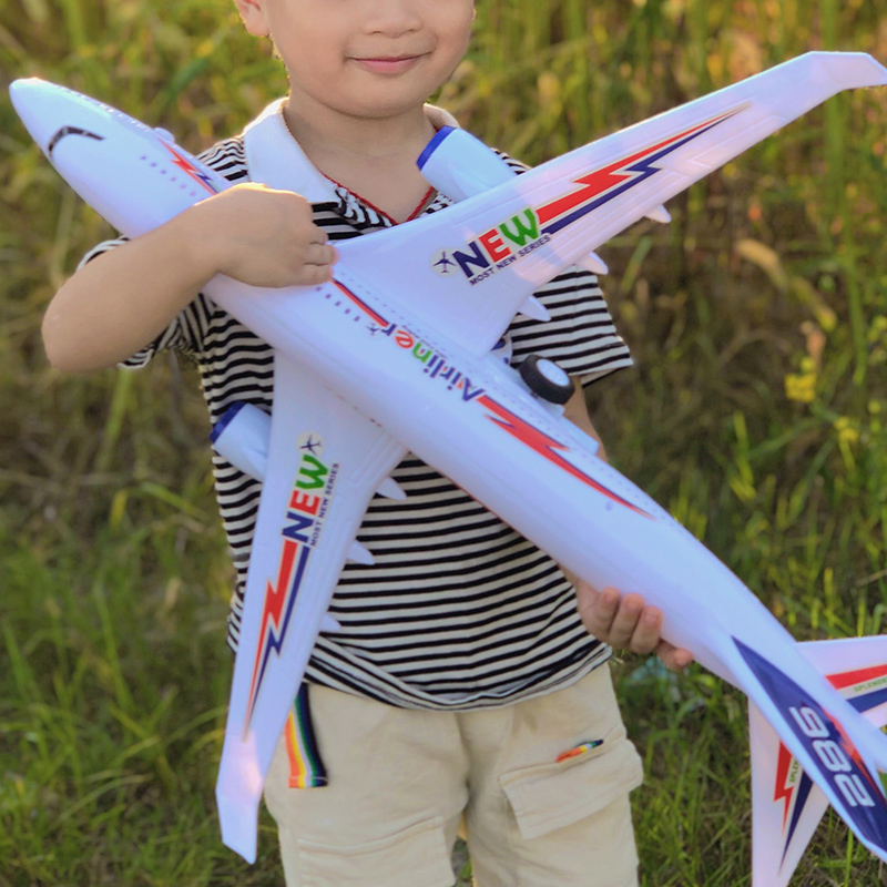 儿童超大耐摔益智多功能惯性声光玩具车女孩男孩宝宝大号飞机玩具