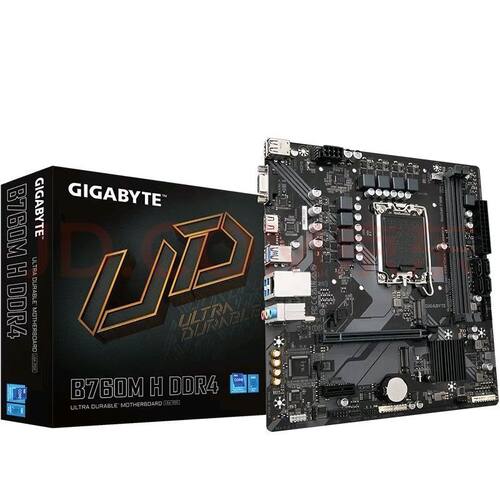 技嘉B760M H D4电竞游戏主板办公家用主机