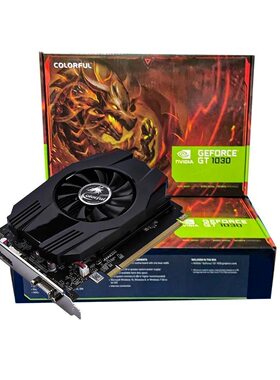 七彩虹GT1030 4G黄金版 游戏办公独立显卡全新入门级