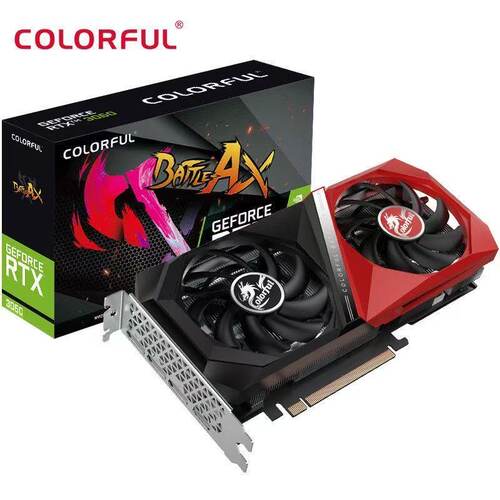 七彩虹 RTX3060战斧DUO12G 台式机独立显卡全新现货 游戏设计剪辑