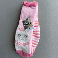 One card, two double-price foreign trade single autumn and winter floor socks for small, medium and large children, children's mid-calf anti-slip Christmas warm fleece socks thumbnail 3