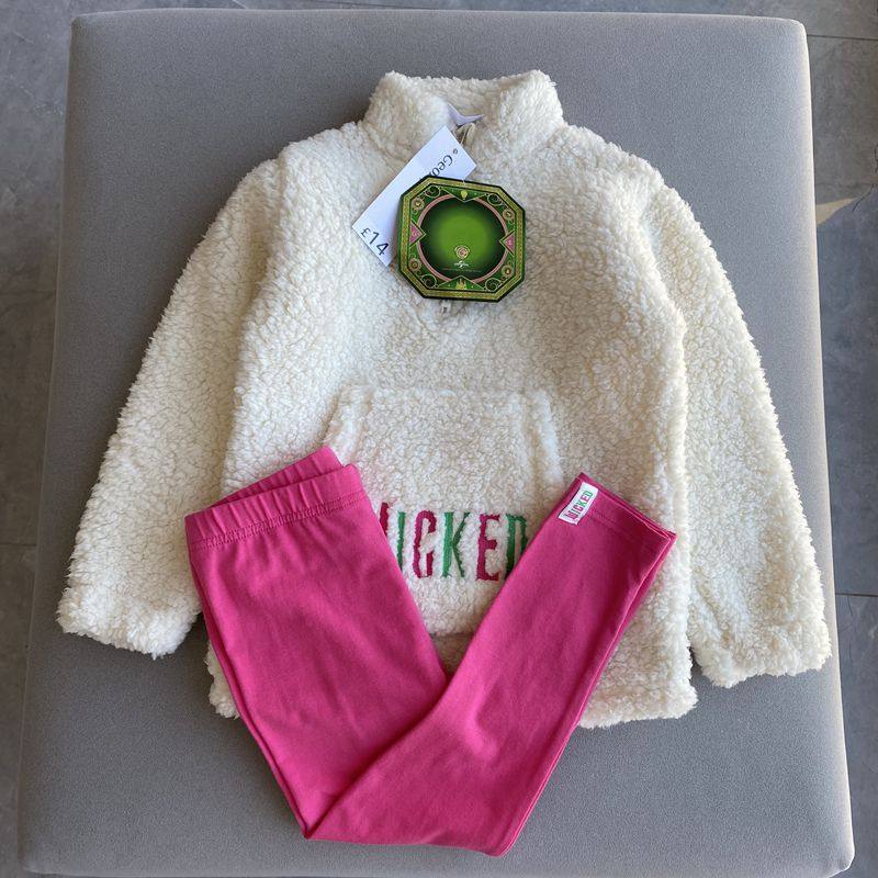 外贸单秋冬女童长袖羊羔绒上衣长裤子保暖柔软儿童睡衣家居服套装,童装/婴儿装/亲子装,家居服套装,淘宝优惠券,粉丝福利购,淘宝优惠卷