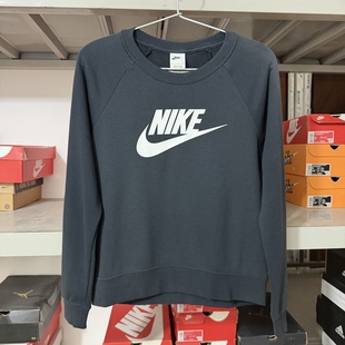 瑕疵处理 耐克/Nike女士字母印花圆领套头卫衣抓绒打底衫BV4113