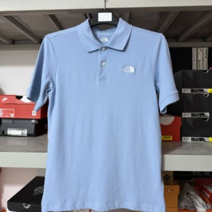 87UX 北面 蓝色 休闲户外polo衫 夏季 TheNorthFace 男士