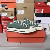 匡威 深绿色A06524 1970S低帮休闲帆布鞋