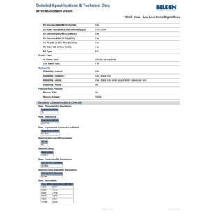 全新美国Belden百通电缆1694A 4.5G高清同轴电缆线SDI音频RG6宽频