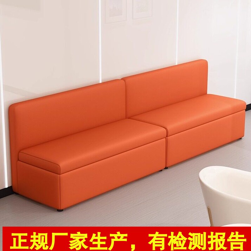 实木卡座小沙发凳可储物小户型餐厅软包长条凳收纳凳可躺双三人