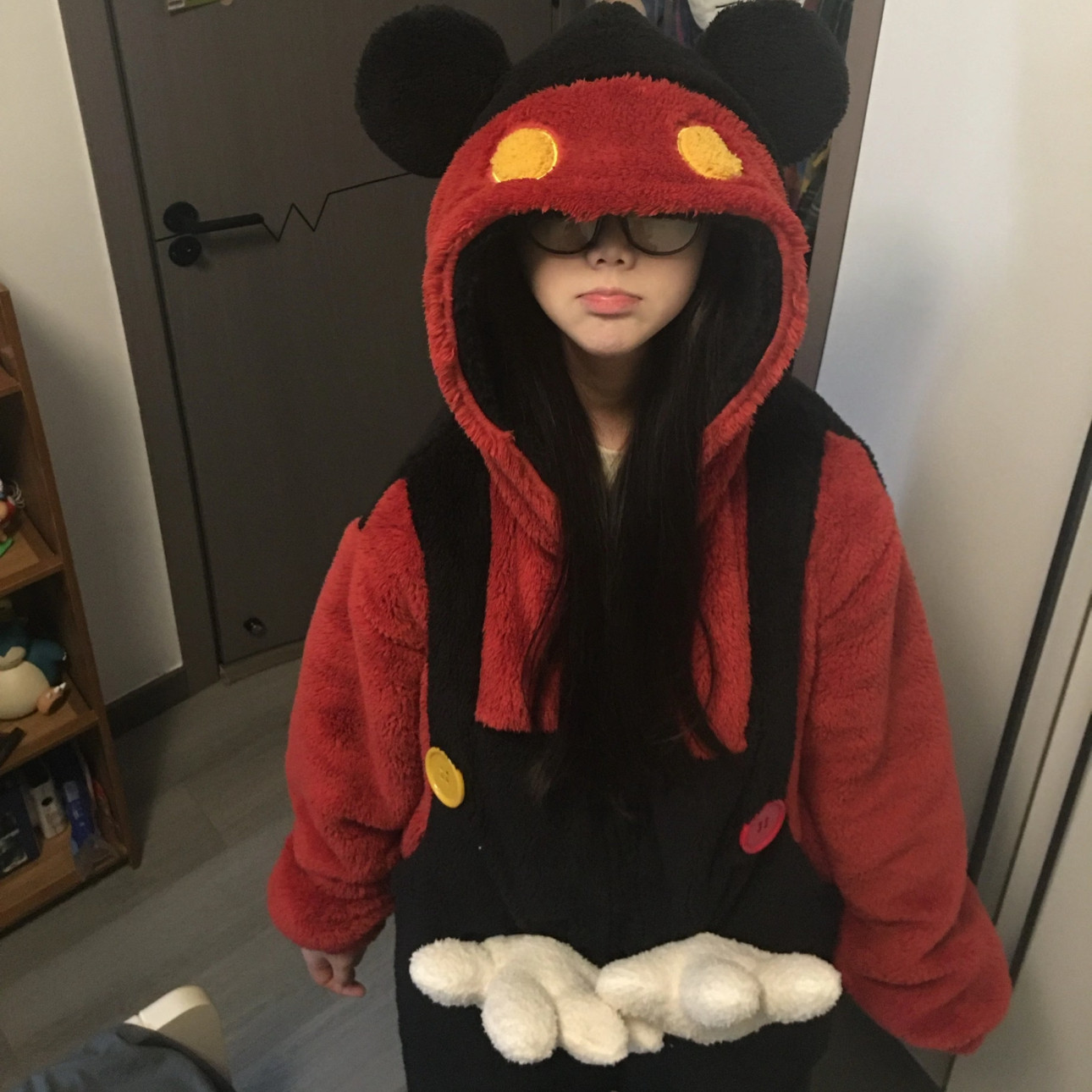 加厚版！米奇卡通连体睡衣